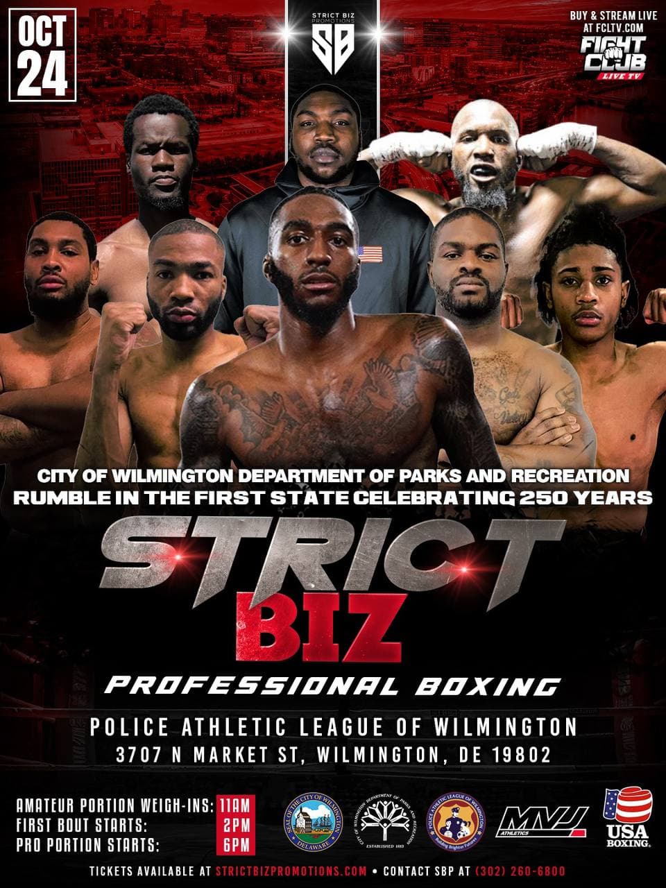 Rumble In The First State | Strict Biz Boxing | Wilmington, DE